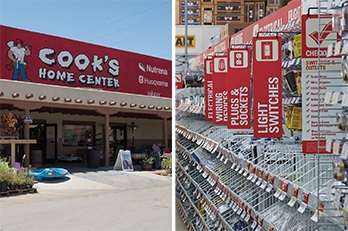 Inside View of a Hardware Store